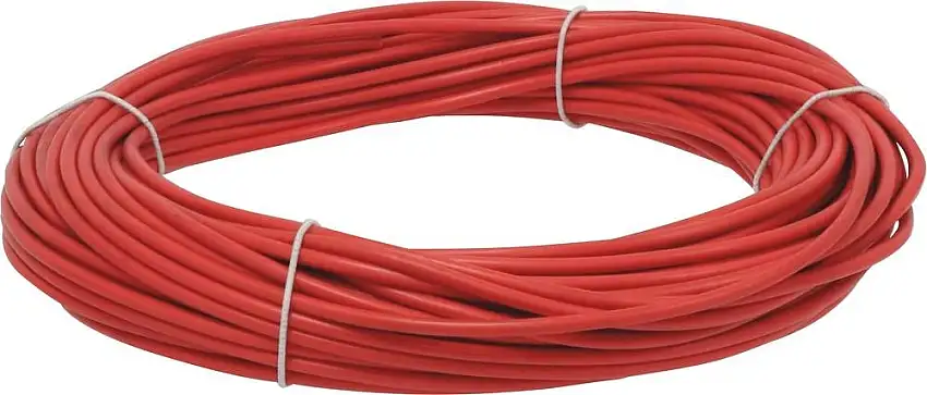 SODISE - Fils de câblage souples 2,5mm² rouge 25m - 16726