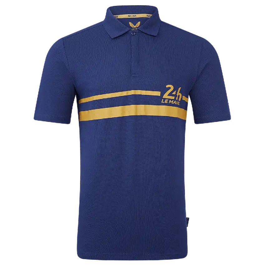 Polo 24H DU MANS Castore Centenaire Bleu pour homme