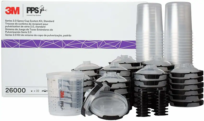 KIT STANDARD 3M PPS 2.0 650 ML AVEC FILTRES 200 MICRONS