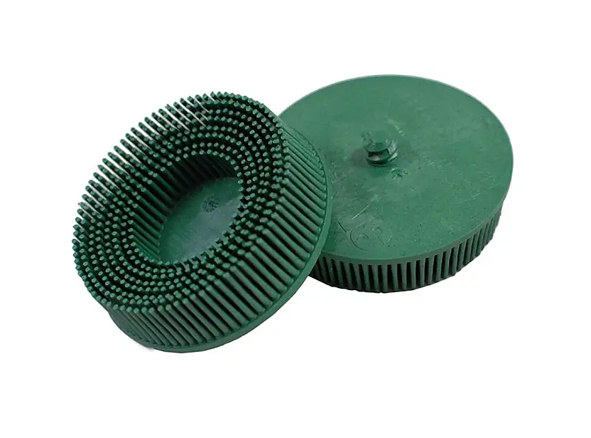 DISQUE ABRASIF à POILS 3M ROLOC Ø50MM VERT P50 POUR UN ENLèVEMENT EFFICACE DE LA ROUILLE