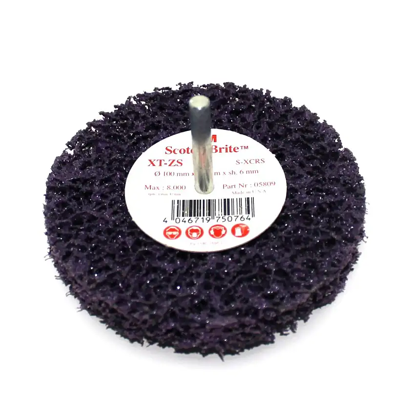 3M SCOTCH-BRITE CLEAN & STRIP TIGE 100X13X6MM POUR UN ENLèVEMENT EFFICACE DE LA ROUILLE ET DE LA PEINTURE