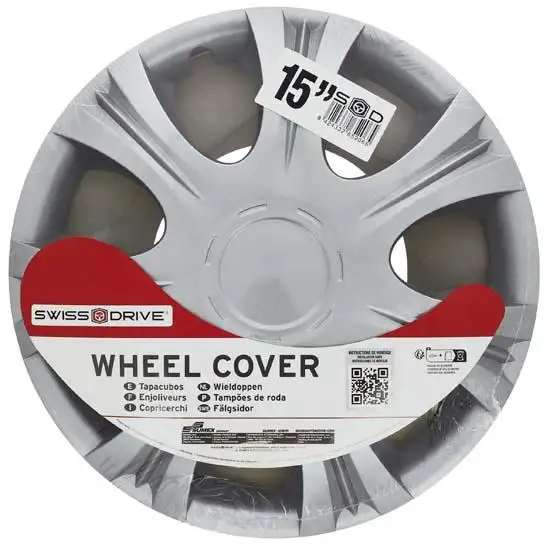 Enjoliveur silver idaho 15 pouces - SWISSDRIV