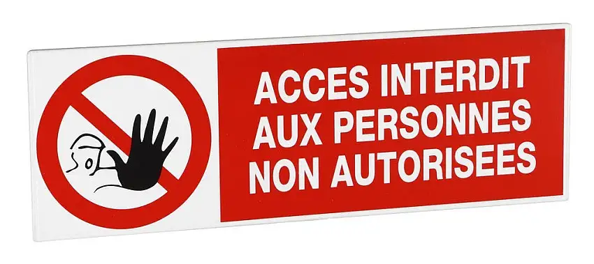Panneaux de sécurité Facom EV.PP