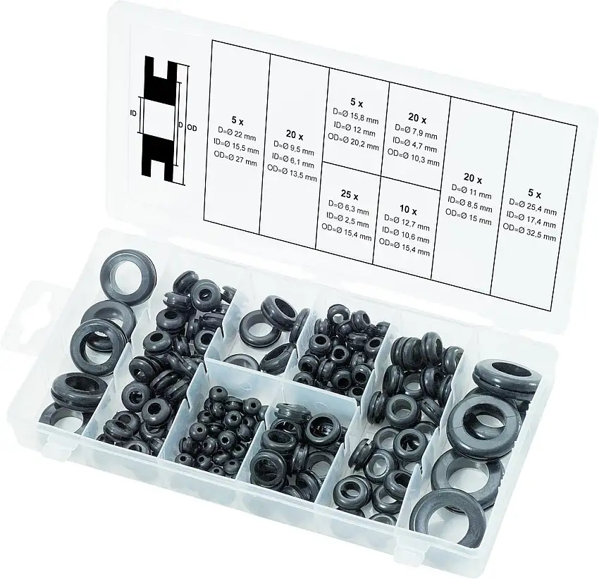 KSTOOLS - Assortiment de joints en caoutchouc x110 - 970.0050