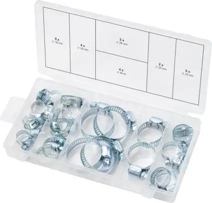 KSTOOLS - Assortiment de colliers de serrage x26 - 970.0070