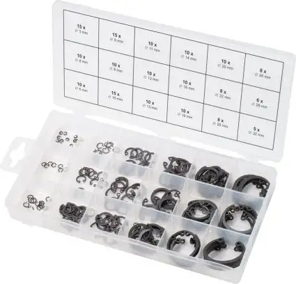 KSTOOLS - Assortiment de circlips de type interne x180 - 970.0090