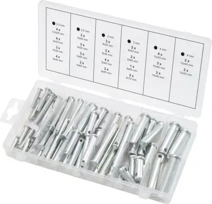 KSTOOLS - Assortiment d'écrous de sécurité, 60 pcs - 970.0210