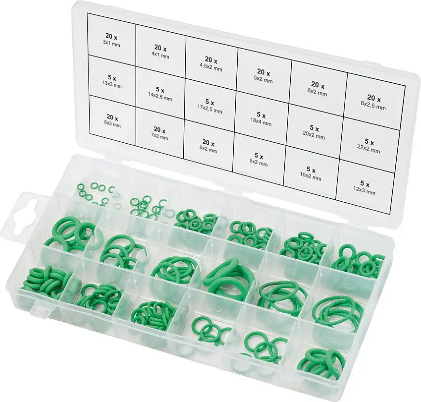 KSTOOLS - Assortiment de joints toriques pour climatisation HNBR x225 - 970.0260