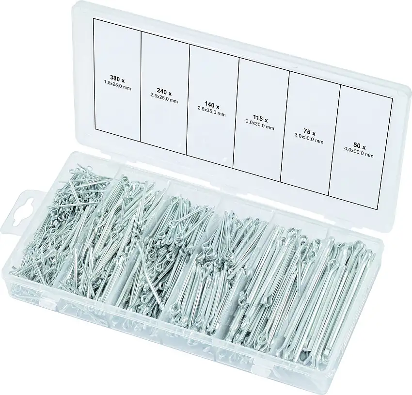 KSTOOLS - Assortiment de goupilles, 1000 pcs - 970.0330