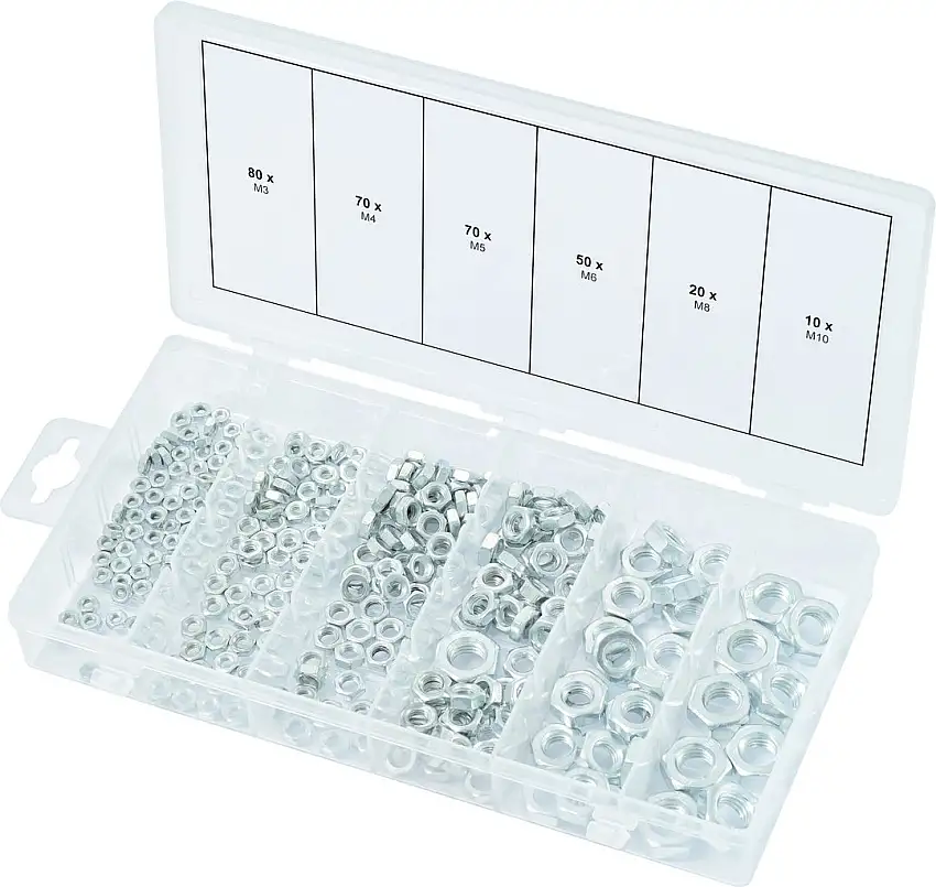 KSTOOLS - Assortiment d'écrous, 300 pcs - 970.0440
