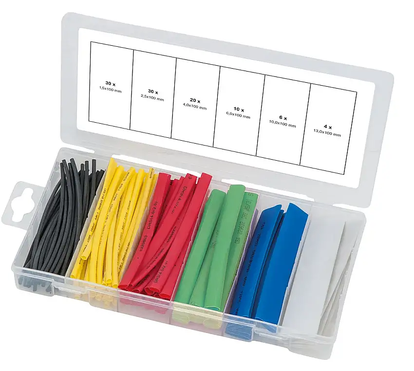 KSTOOLS - Assortiment de gaines thermo-rétractables, 100 pcs - 970.0540