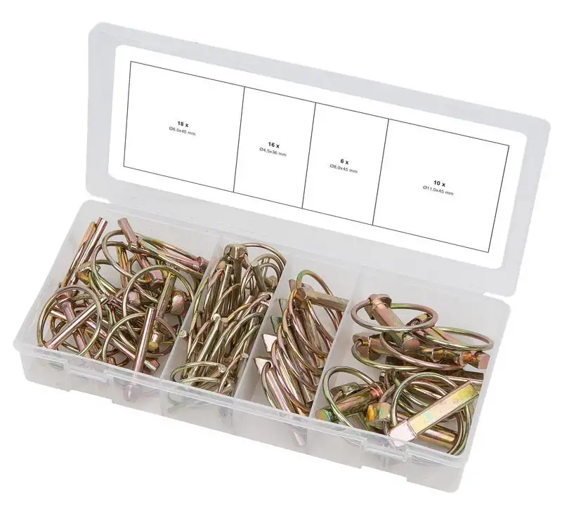 KSTOOLS - Assortiment de goupilles clips, 50 pcs - 970.0550