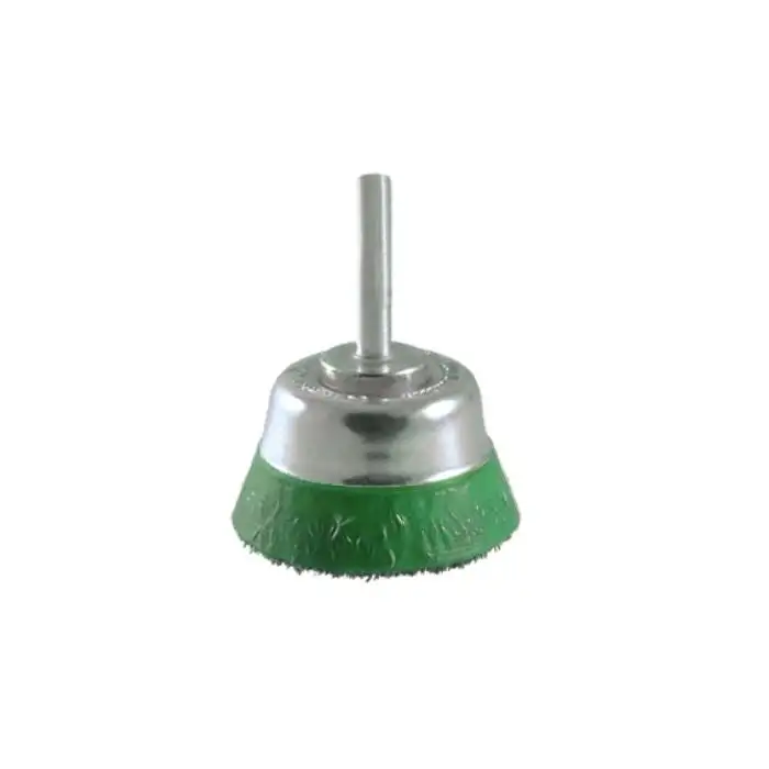 OSBORN - Brosse coupe, fil acier laitonné ondulé enrobé avec tige de 6 mm - 930 821-7002