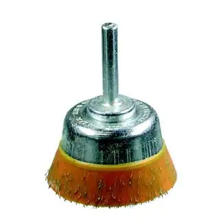 OSBORN - Brosse circulaire,fil acier laitonné ondulé enrobé avec tige de 6 mm - 911 941-7002