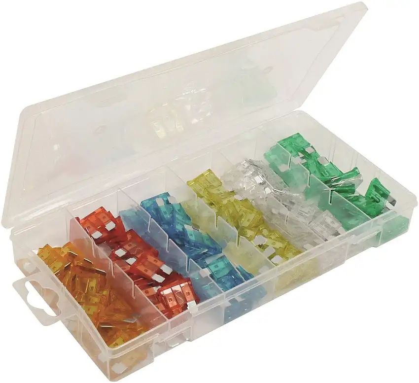 SODELEC - Assortiment de 120 fusibles enfichables standard - 14102