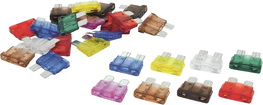 SODELEC - 25 fusibles enfichables standard - 16201