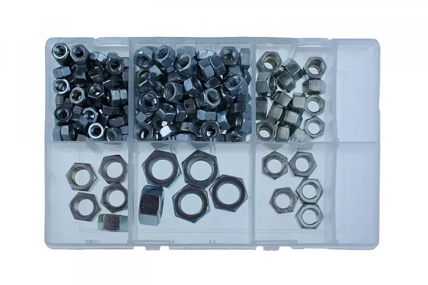 ASSORTIMENT D'éCROUS UNF 1/4 à 5/8 235 PIèCES