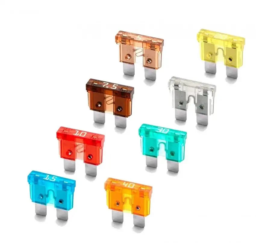 ASSORTIMENT DE FUSIBLES à LAME STANDARD SINATEC 8 PIèCES