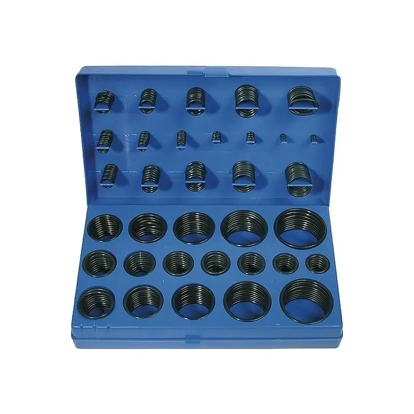 BGS TECHNIC ASSORTIMENT DE JOINTS TORIQUES 419 PIèCES AVEC ANNEAUX EN CAOUTCHOUC NBR