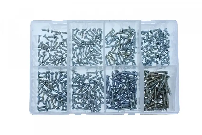 ASSORTIMENT DE VIS à TôLE éLECTROLYTIQUES TêTE LENTILLE PHILIPSDRIVE 320 PIèCES