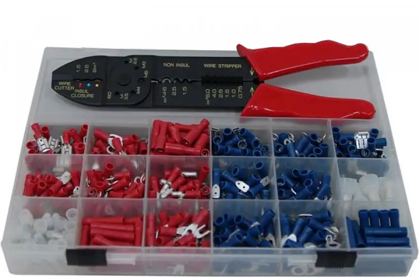 ASSORTIMENT PRO CONNECTEURS AVEC OUTILS 500 PIèCES