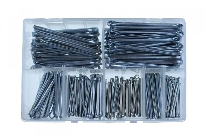 ASSORTIMENT DE GOUPILLES FENDUES GRAND MODèLE 220 PIèCES