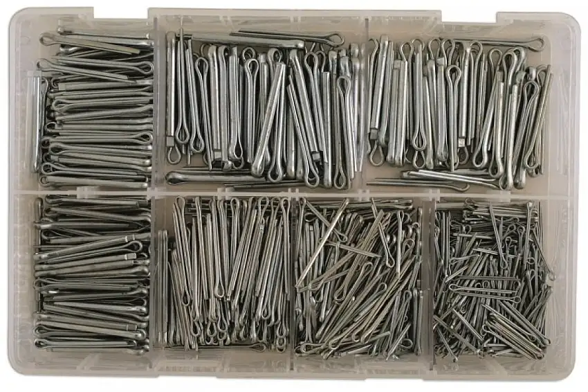ASSORTIMENT DE PETITES GOUPILLES FENDUES 1000 PIèCES