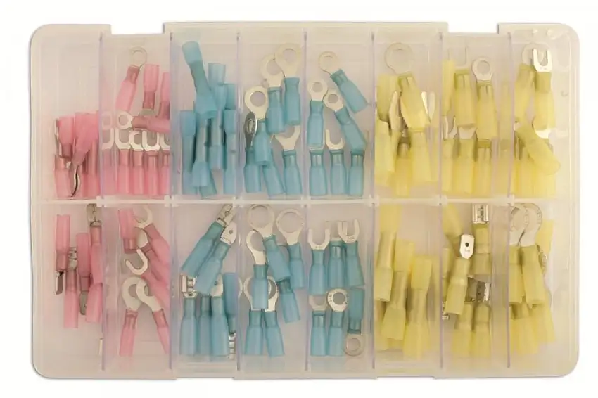 ASSORTIMENT DE COSSES THERMOSEAL 100 PIèCES POUR DES CONNEXIONS éLECTRIQUES FIABLES