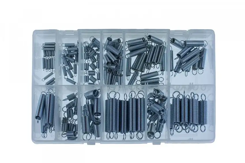 ASSORTIMENT DE RESSORTS DE TRACTION DIN 2097 140 PIèCES