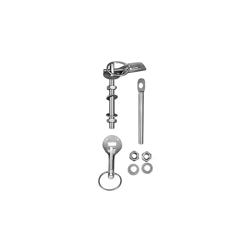 Attache capot OMP Aluminium 7/16' argent