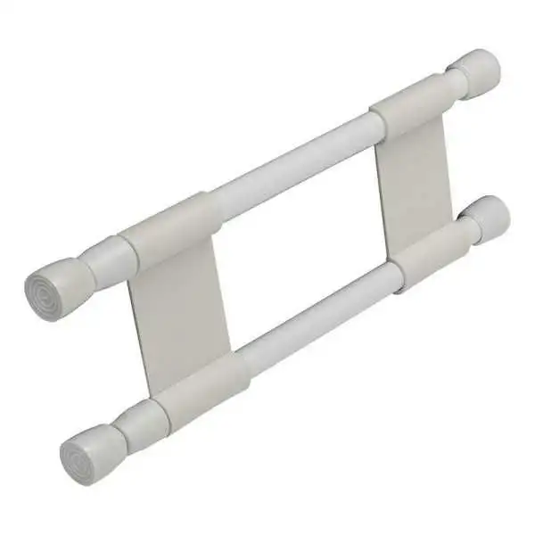Barre anti-chutes double extensible 25,5-43cm