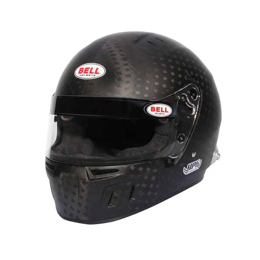 Casque FIA intégral BELL HP6 RD avec clips HANS FIA8860 - 2018