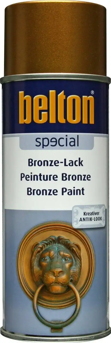 BELTON PEINTURE EN SPRAY OR ANTIQUE 400ML AVEC EFFET MéTALLIQUE BRILLANT
