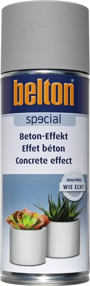 BELTON PEINTURE EFFET BéTON AéROSOL 400ML POUR UN ASPECT BéTON RéALISTE