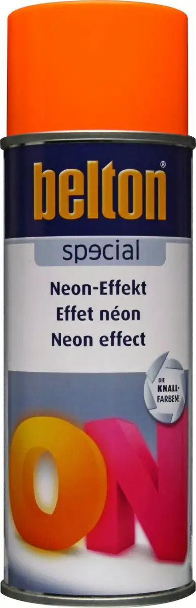 BELTON PEINTURE EN SPRAY NéON ORANGE FLUORESCENT 400ML
