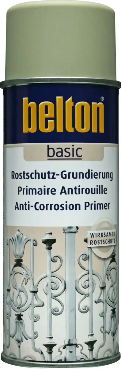 BELTON APPRêT ANTI-ROUILLE POUR MéTAL ET ALUMINIUM AéROSOL 400ML