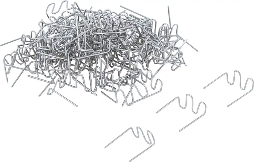BGS TECHNIC PINCE DE RéPARATION PLASTIQUE MODèLE W Ø 0,6 MM 100 PIèCES