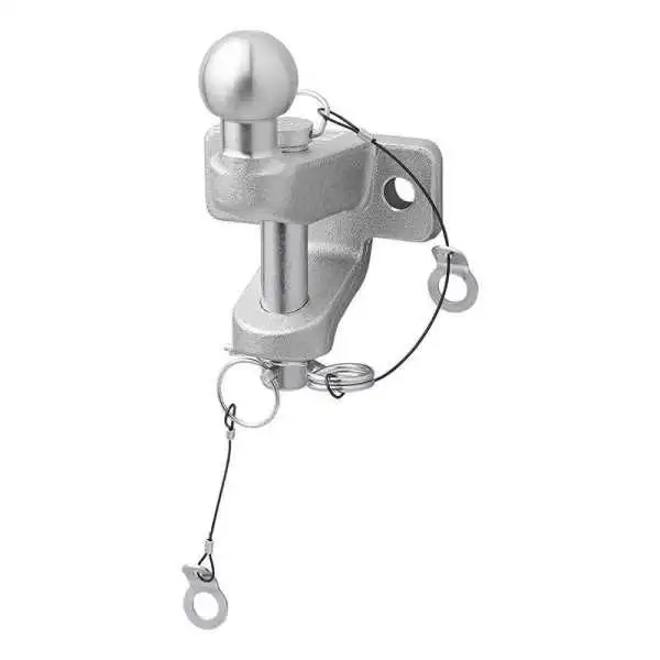 Boule d'attelage argent mixte double trous D20,2 S350