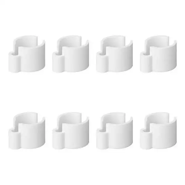 Clip pour câble blanc 22-32mm jeu de 8 pièces
