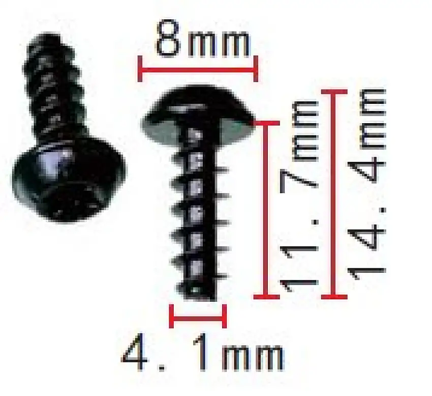 VIS DE FIXATION INTéRIEURE VAG N10415903 (10 PIèCES)