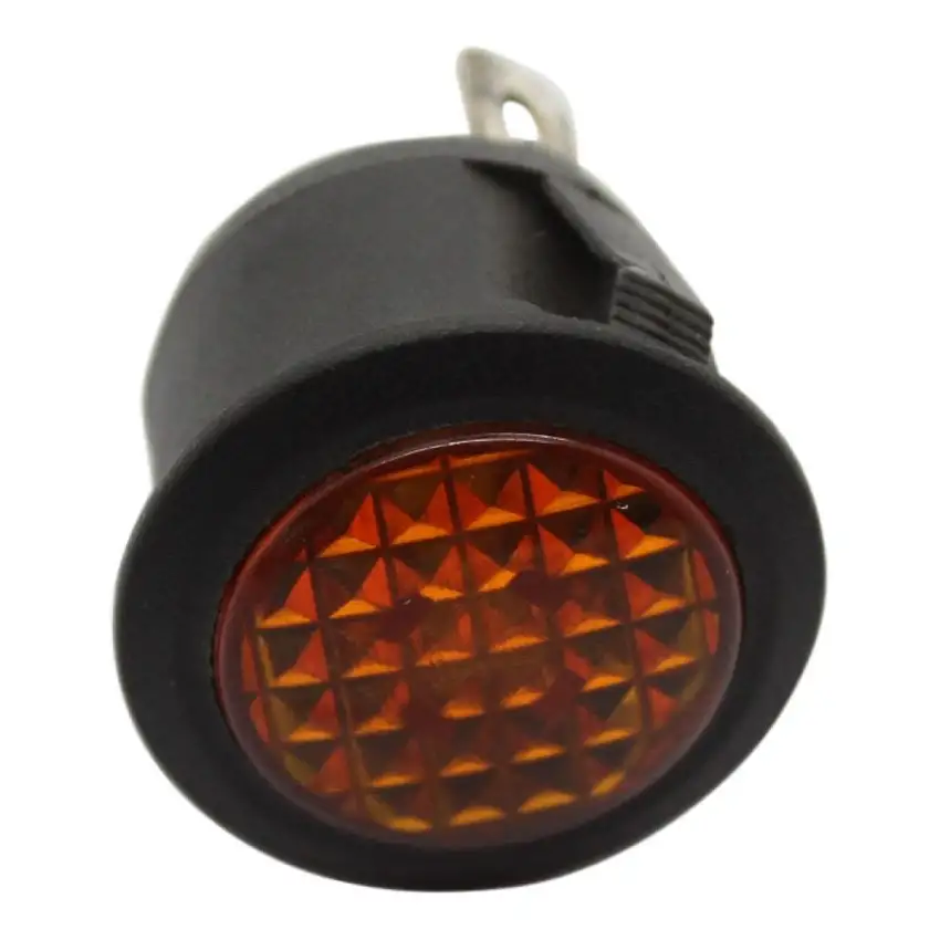 VOYANT DE CONTRôLE LED ORANGE 12V 23MM