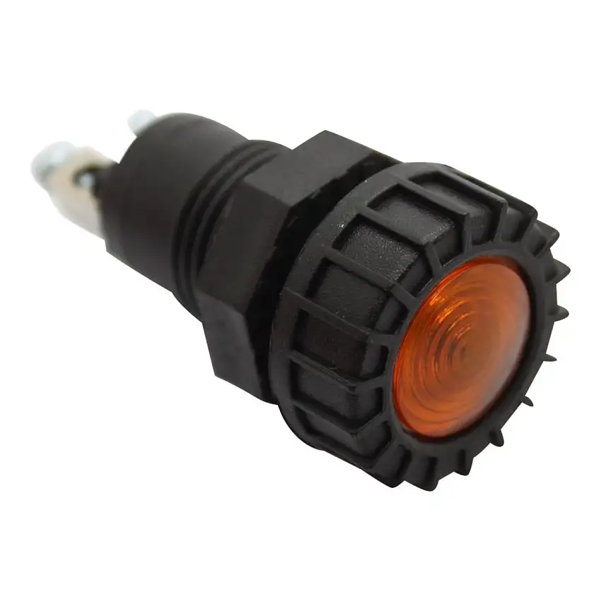TéMOIN LUMINEUX ORANGE 12V 24MM POUR VOITURES