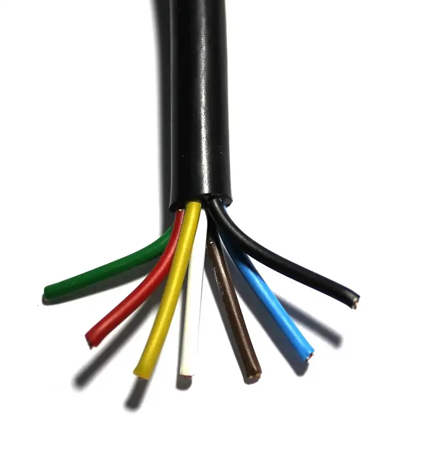 CâBLE éLECTRIQUE HELLA 7 CONDUCTEURS 1,5MM² NOIR AU MèTRE
