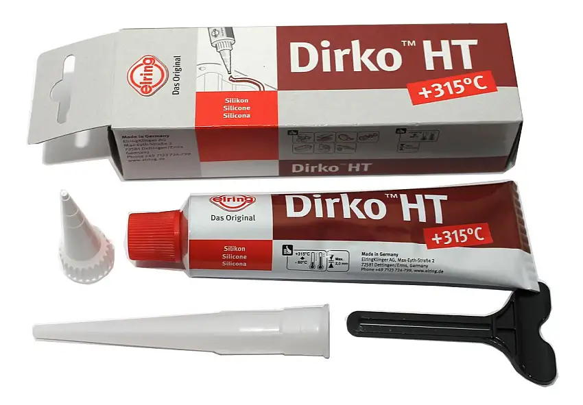 ELRING DIRKO HT MASTIC D'éTANCHéITé ROUGE 70ML HAUTE TEMPéRATURE