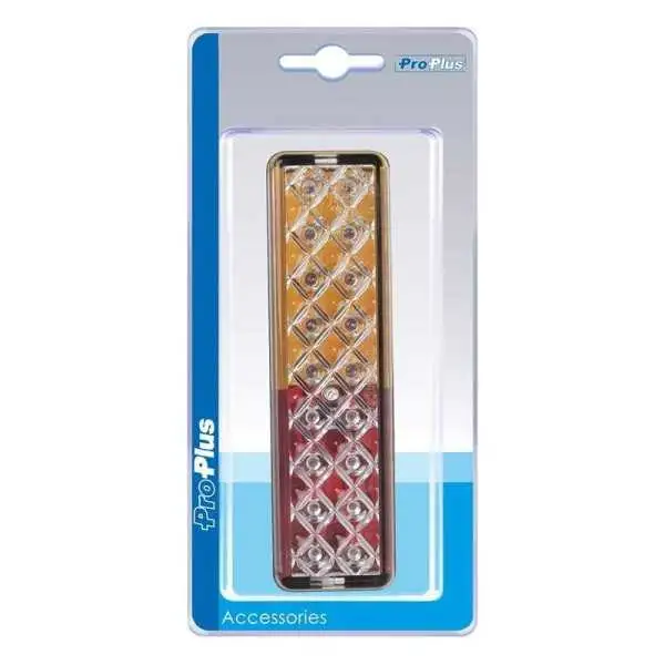 Feu anti-brouillard arrière 12 24V 135x38mm LED avec support dans blister