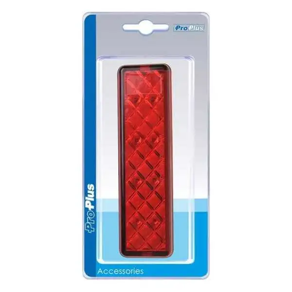 Feu arrière 12 24V 2 fonctions 135x38mm LED avec support dans blister
