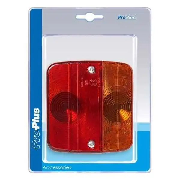Feu arrière 4 fonctions 98x104mm dans blister