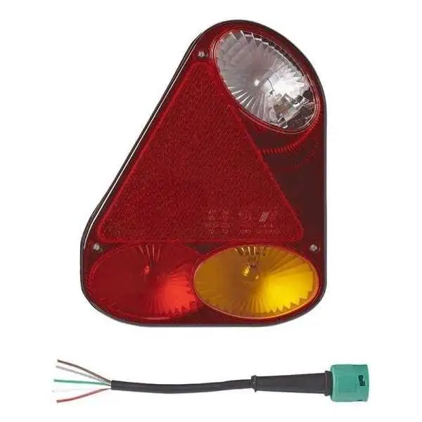 Feu arrière 5 fonctions 218x174mm droite