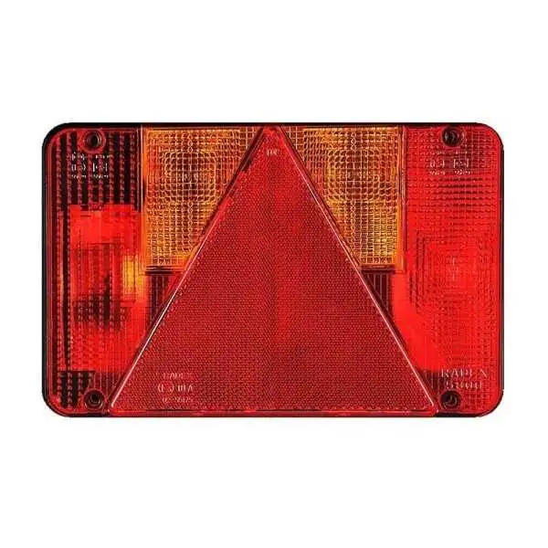 Feu arrière 6 fonctions 218x140mm gauche
