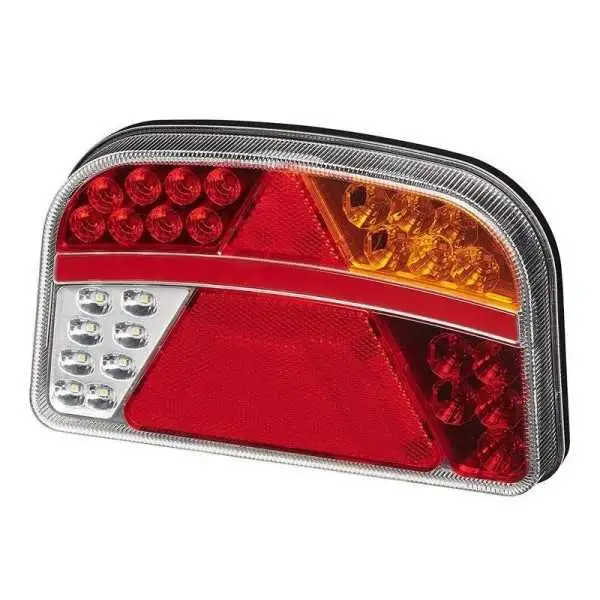 Feu arrière 6 fonctions 240x150mm LED droite
